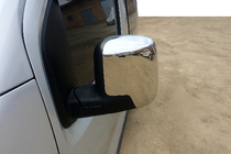 Fiat Fiorino/Qubo 2008–2024 Øvre sidespejlkåber (2 stk., rustfrit stål) foto 1