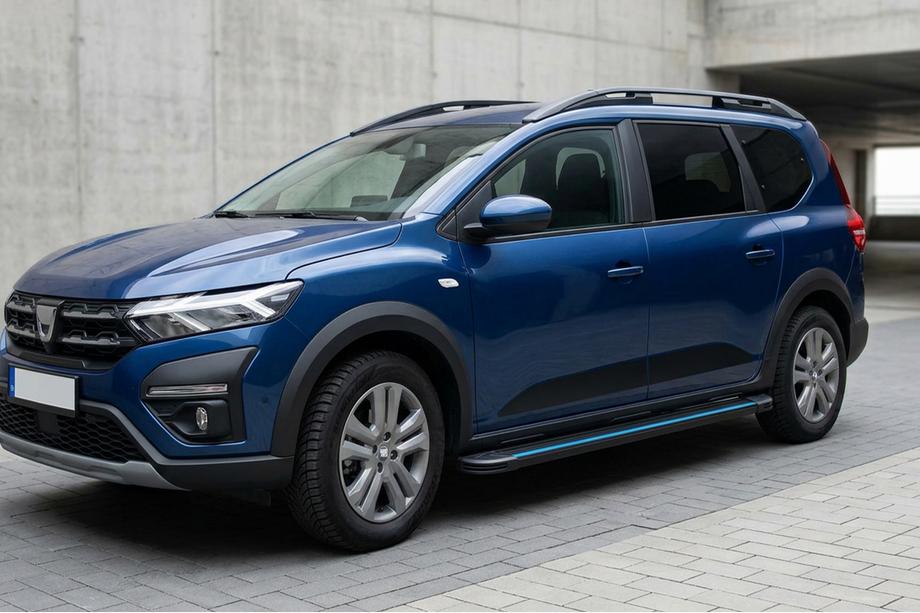 Dacia Jogger 2022– Maya Blue sidetrin (2 stk., aluminium) Image
