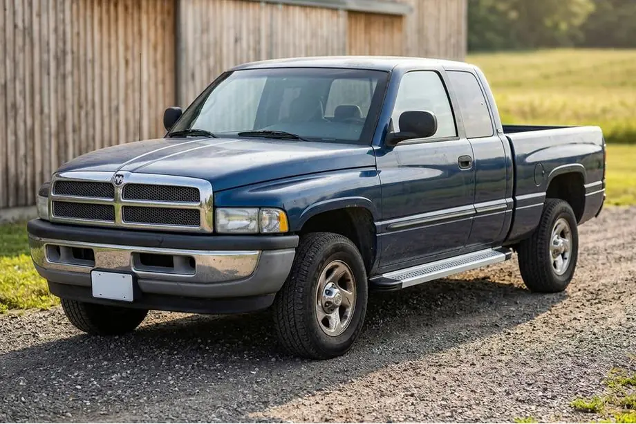 Dodge RAM (BR/BE) 1994–2002 Sidetrin Maya V2 (stk., aluminium) Image