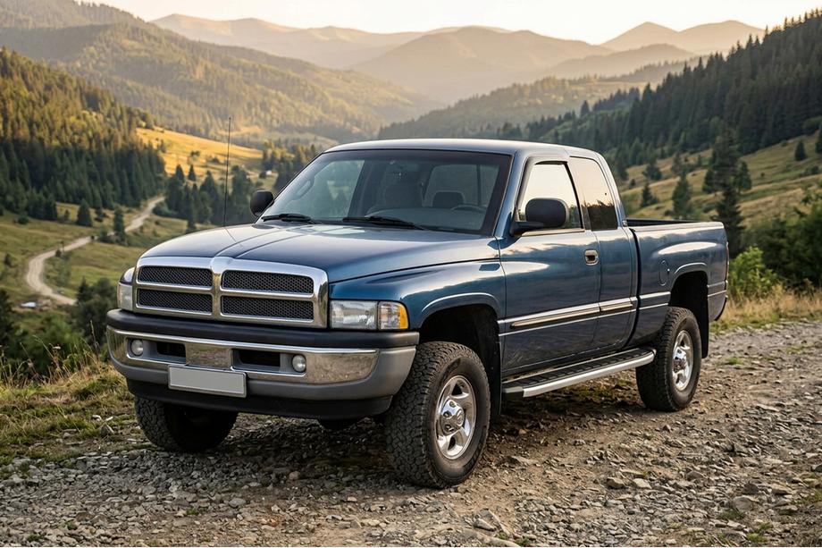 Dodge RAM (BR/BE) 1994–2002 Sidetrin Fullmond (2 stk., aluminium) Foto 1