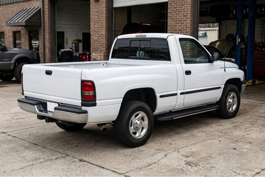 Dodge RAM (BR/BE) 1994–2002 Bosphorus Grey sidetrin (2 stk., aluminium) Foto 1