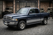 Dodge RAM (BR/BE) 1994–2002 Sidetrin Bosphorus Black (2 stk., aluminium) foto 1