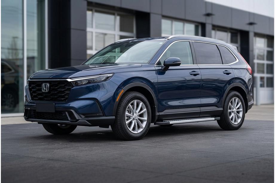 Honda CRV 2022– Sidetrin Vision New Grey (2 stk., aluminium) Image