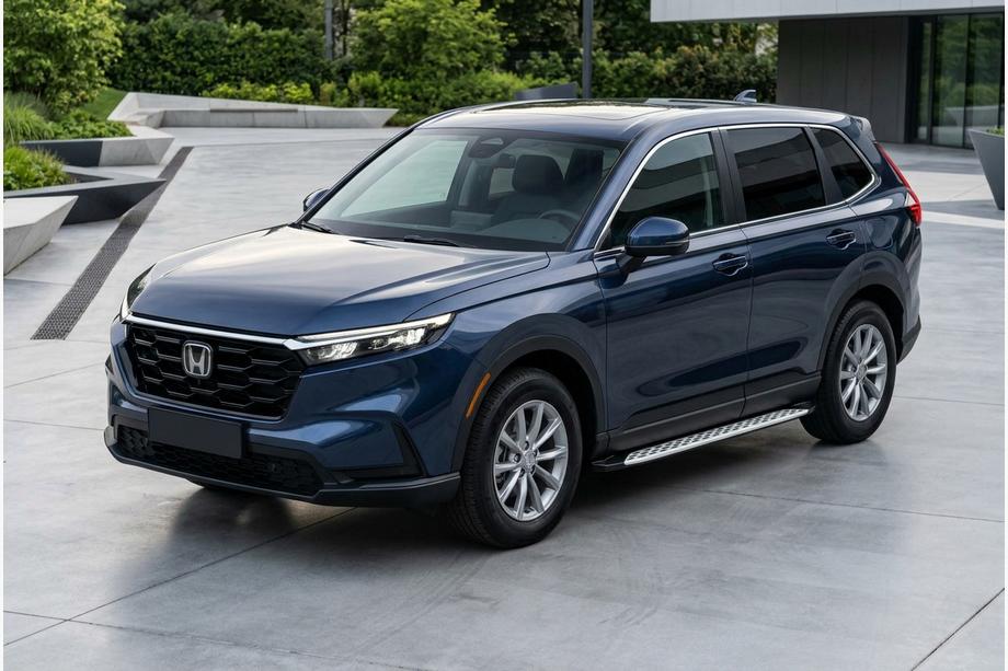 Honda CRV 2022– Sidetrin Shining V1 (2 stk., aluminium) Image