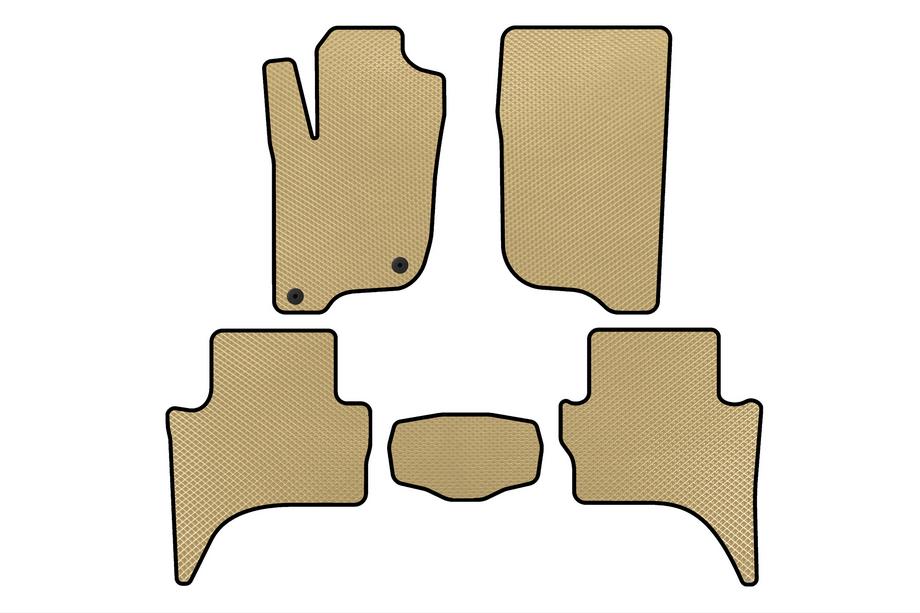 Mitsubishi L200 2015–2024 EVA-bilmåtter (Short base, Beige) Image
