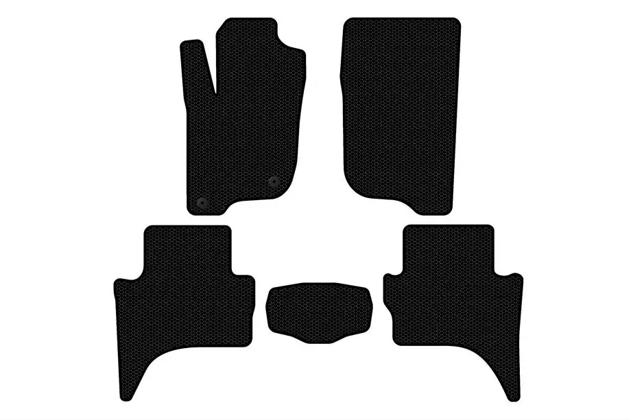 Mitsubishi L200 2015–2024 Gummimåtter Carsuit (Short base, sorte) Foto 1