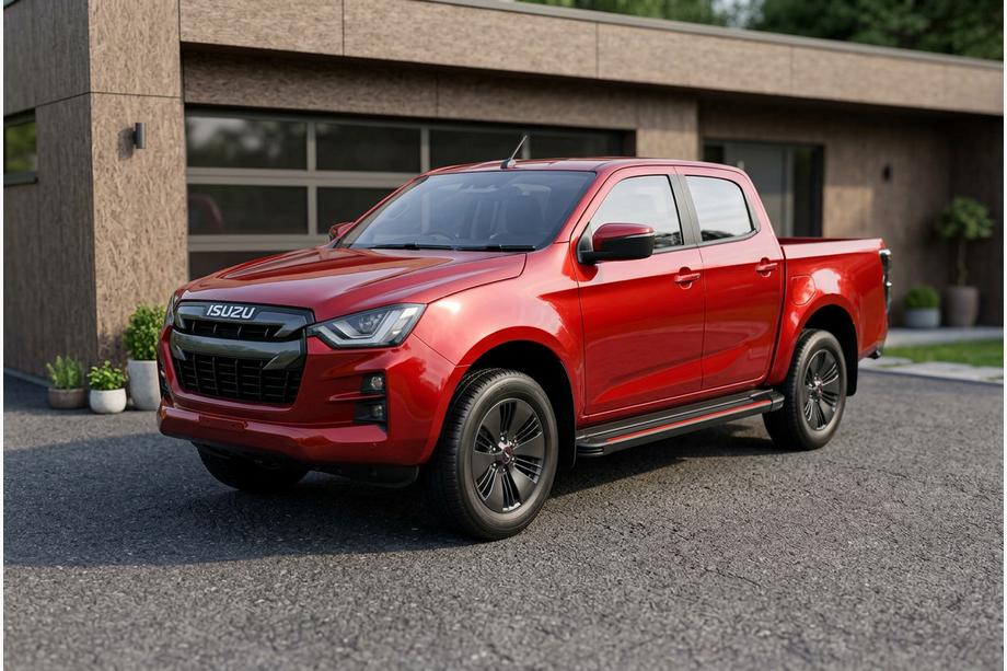 Isuzu D-Max 2019– Sidetrin Maya Red (2 stk., aluminium) Image