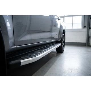 Sidetrin Fullmond (2 stk., aluminium) foto 1