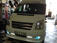 Ford Transit 2000–2014 Frontkofangerlæbe (2006-2014, DRL, med gitter) foto 4