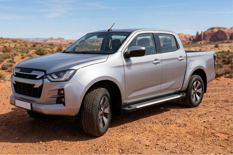 Isuzu D-Max 2019– Sidetrin Line (2 stk., aluminium) Image