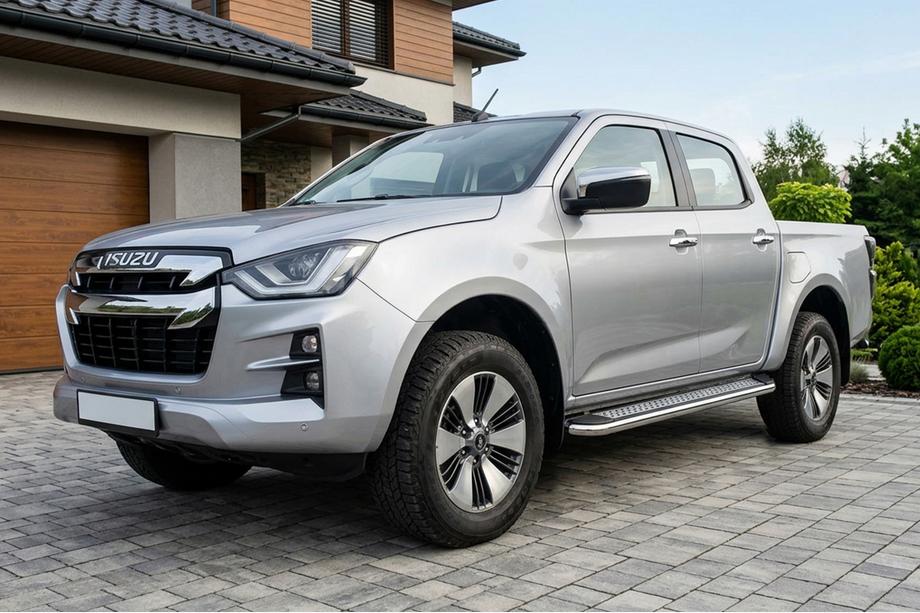 Isuzu D-Max 2019– Sidetrin Maydos V2 (2 stk., aluminium ↗ rustfrit stål) Image