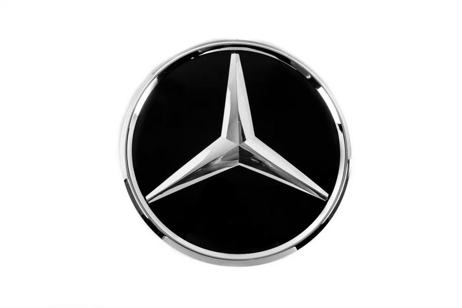 Mercedes GL/GLS class X166 2012–2019 Nedsat vare: Frontemblem under glas, kromkant a0008880111 (til GLS) Image