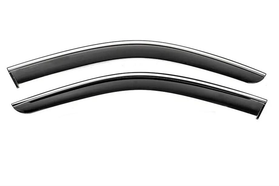 Mercedes GLE/ML Klasse W166 2011–2018 Vindafvisere til vinduer med kromliste Niken Luxury (2 stk) Image