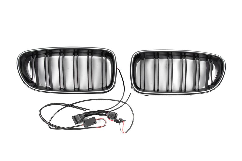 BMW 5-serie F10/F11 2010–2016 BMW nyregrill M-look LED (sort højglans) Foto 8