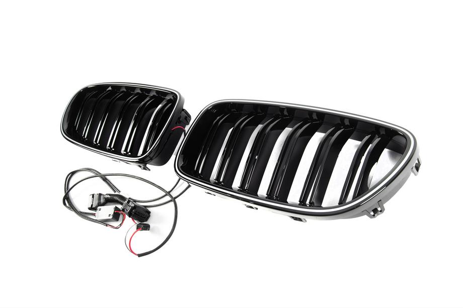 BMW 5-serie F10/F11 2010–2016 BMW nyregrill M-look LED (sort højglans) Foto 9