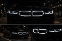 BMW 3-serie G20/G21 2018– Nyregrill 1-Bar LED (2022+, sort blank) foto 5