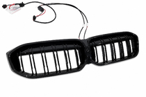BMW 3-serie G20/G21 2018– M-Look LED nyregrill (2022+, sort højglans) foto 4