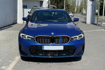 BMW 3-serie G20/G21 2018– M-Color LED nyregrill (2022+, blank sort) foto 1