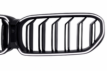 BMW 5-serie G30/G31 2017–2023 M-Look V1 LED nyregrill (2021-2023, blank sort) foto 4