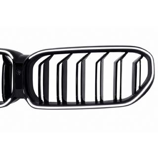 M-Look V1 LED nyregrill (2021-2023, blank sort) BMW 5-serie G30/G31 2017–2023 foto 4
