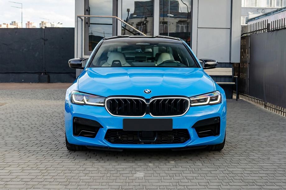 BMW 5-serie G30/G31 2017–2023 M-Look V1 LED nyregrill (2021-2023, blank sort) Image