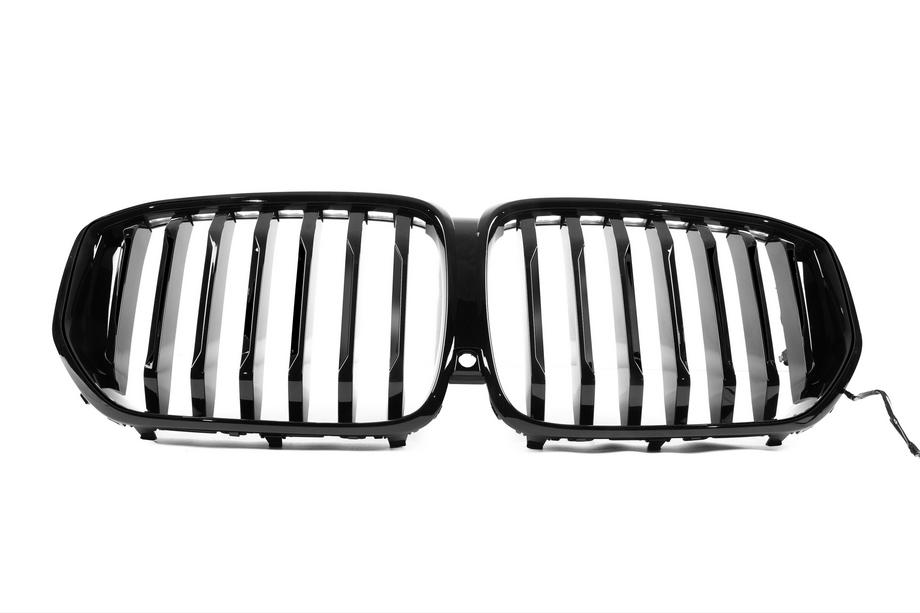 BMW X5 G05 2019–2026 Nyregrill 1 Bar LED (2023+, sort højglans) Foto 1