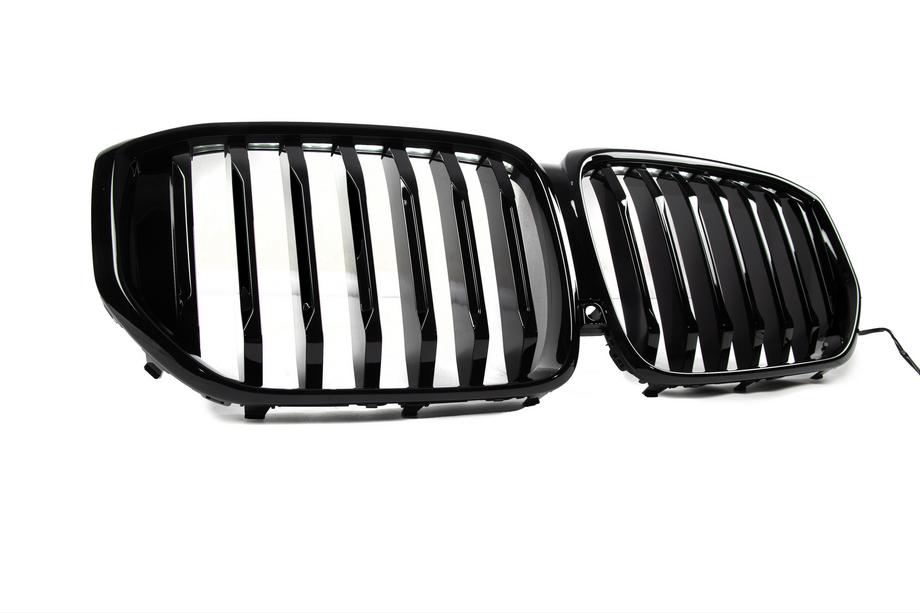 BMW X5 G05 2019–2026 Nyregrill 1 Bar LED (2023+, sort højglans) Foto 2