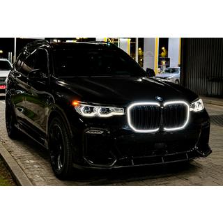 BMW kidneygrill M-Look LED (2019-2022, blank højglans) foto 1