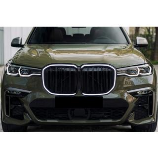 BMW kidneygrill M-Look LED (2019-2022, blank højglans) foto 3