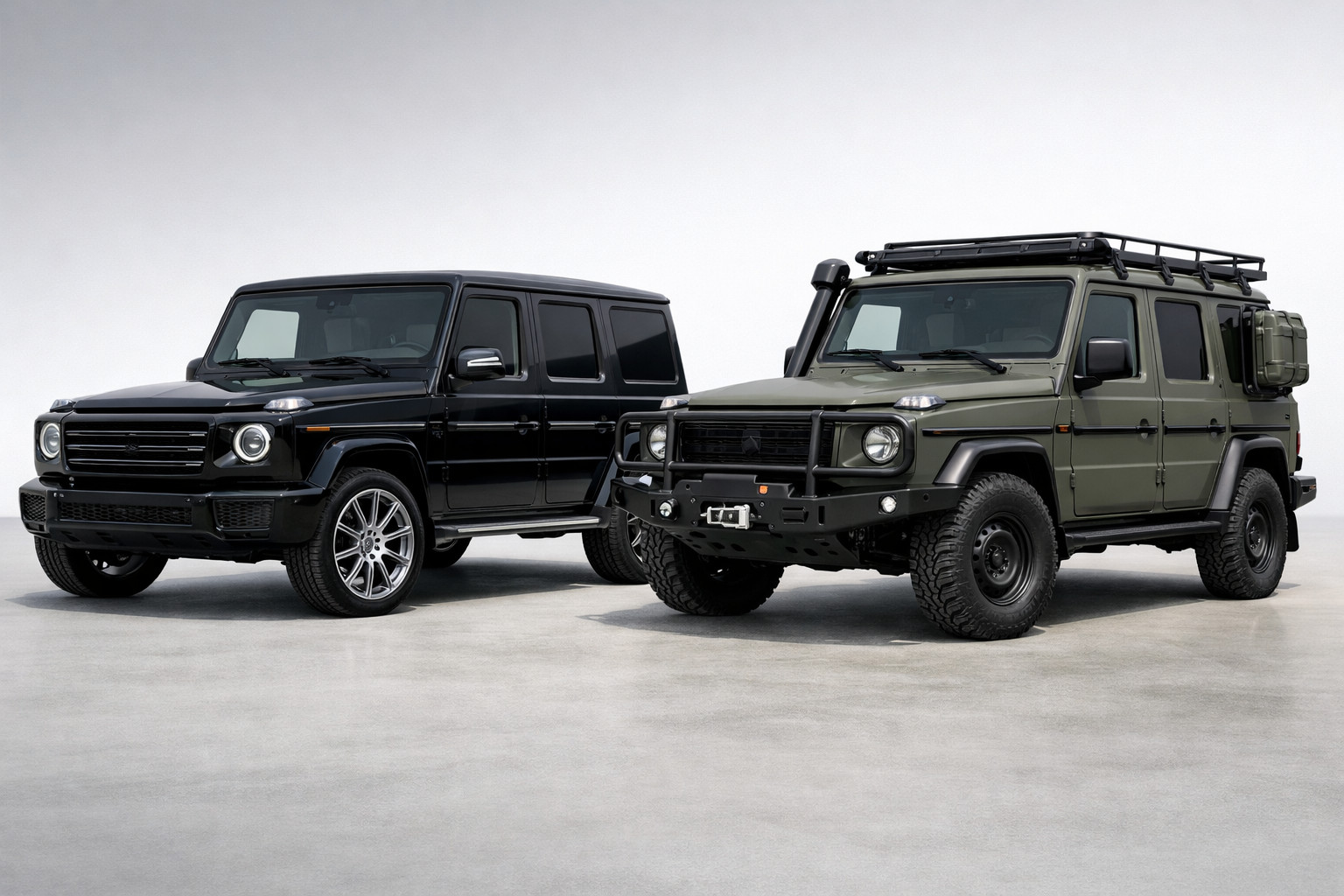 Mercedes G-Class W463A vs W464: forskellen på civil og professionel G-Class