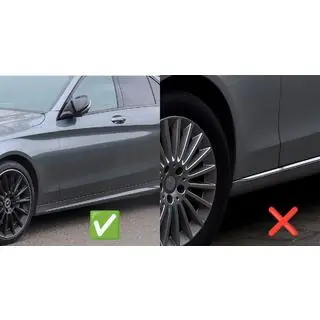 Premium forreste stænklapper (til AMG-Line, 2 stk.) foto 2