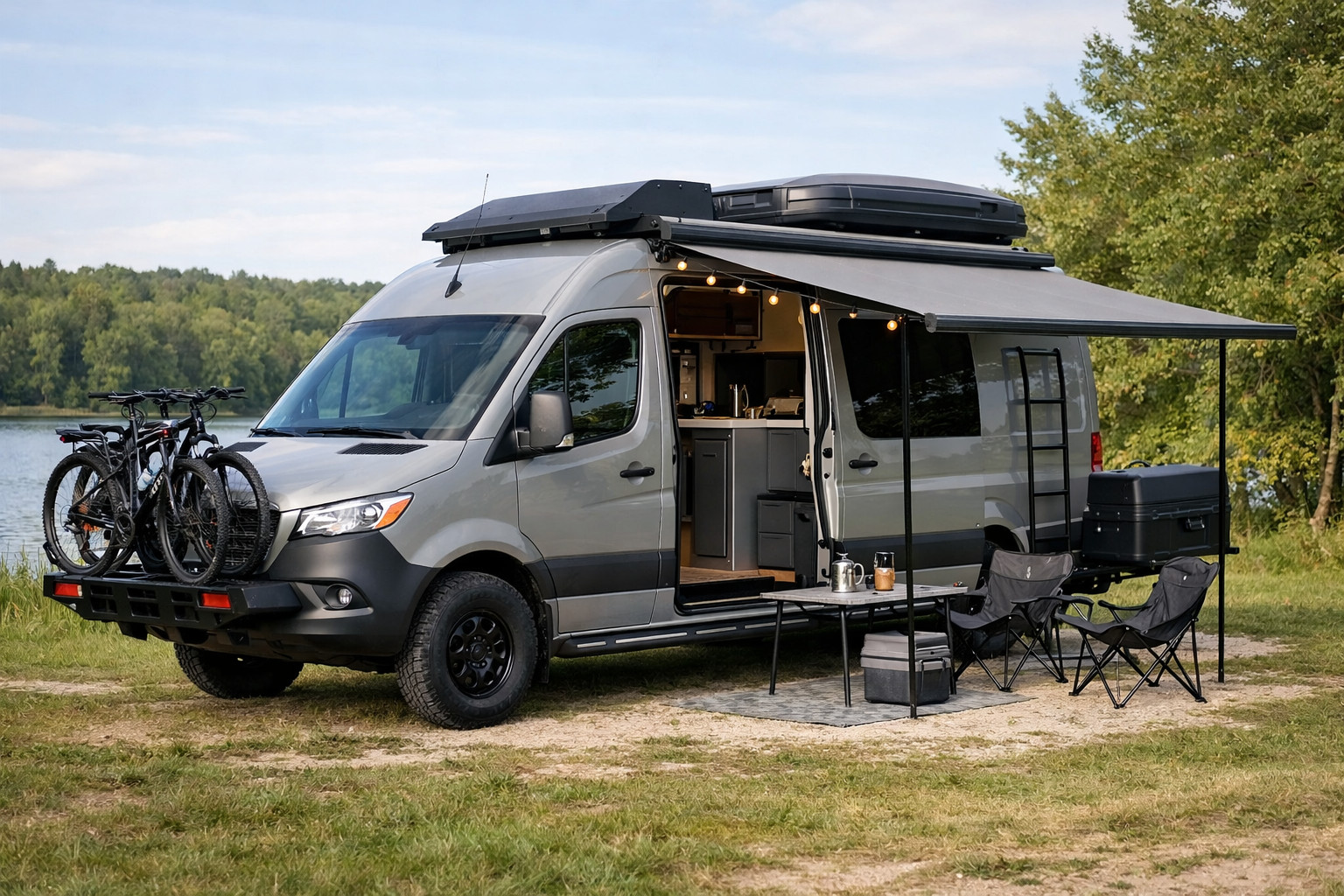 Opgradering af Mercedes Sprinter W907/W910 til familieteltcamping – uden at gå overbord