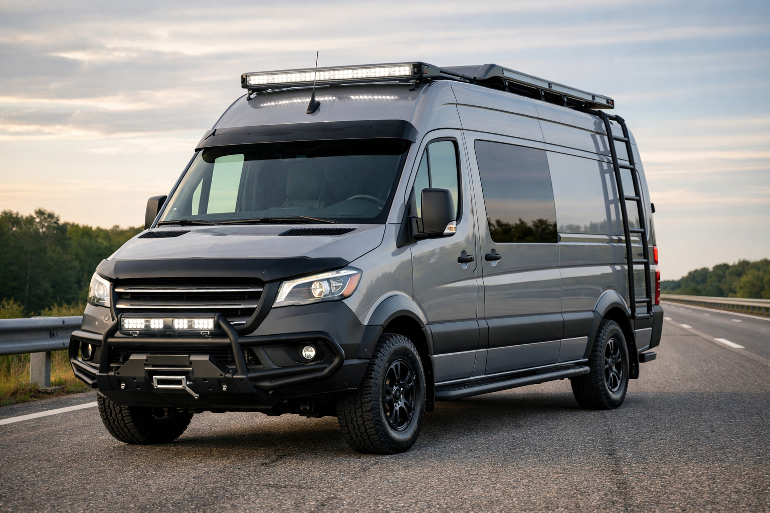 Mercedes Sprinter W907/W910 pakke til motorvej: beskyttelse, komfort og look