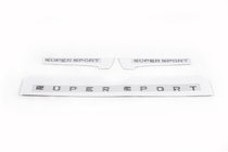 Lexus LX570/450d 2008–2022 Supersport emblem / badge (3 stk.) foto 3