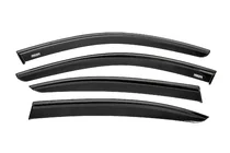 BMW 3-serie E90/E91 2005–2011 Vindafvisere til vinduer med sort liste Niken Luxury (4 stk.) foto 1
