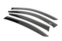 BMW 3-serie E90/E91 2005–2011 Vindafvisere til vinduer med sort liste Niken Luxury (4 stk.) foto 2