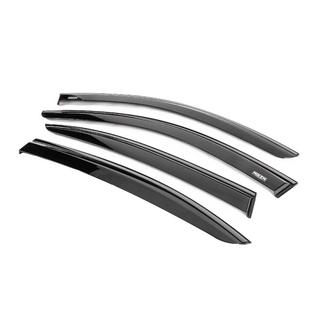 Vindafvisere til vinduer med sort liste Niken Luxury (4 stk.) BMW 3-serie E90/E91 2005–2011 foto 2