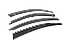 BMW 3-serie F30/F31 2012–2019 Vindafvisere til vinduer med sort liste Niken Luxury (4 stk.) foto 3