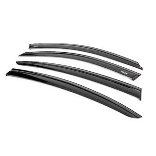 Vindafvisere til vinduer med sort liste Niken Luxury (4 stk.) BMW 5-serie G30/G31 2017–2023 foto 2
