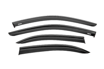Mercedes C-class W204 2007–2015 Vindafvisere til vinduer med sort liste Niken Luxury (4 stk.) foto 1