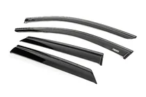 Mercedes ML W164 2005–2011 Vindafvisere til vinduer med sort liste Niken Luxury (4 stk.) foto 2