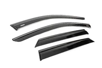 Mercedes ML W164 2005–2011 Vindafvisere til vinduer med sort liste Niken Luxury (4 stk.) foto 3