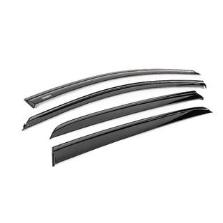 Vindafvisere med sort liste Niken Luxury (HB, 4 stk) Volkswagen Golf 7/E-Golf 2012–2020 foto 3