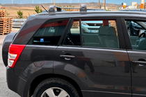 Suzuki Grand Vitara 2005–2017 Tagbøjler (tværstænger) til originale monteringspunkter Ecem V3 (2 stk) Sort, 110 cm foto 6