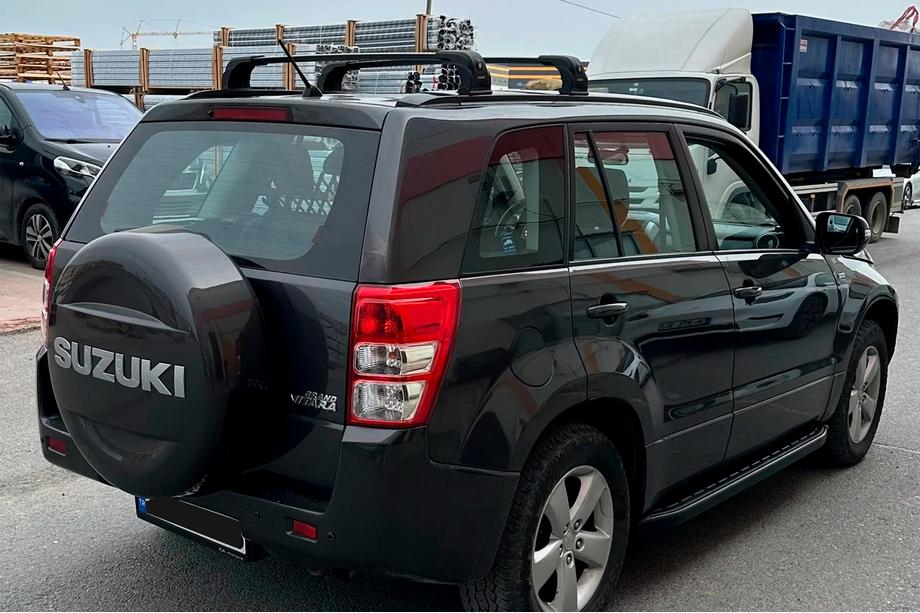 Suzuki Grand Vitara 2005–2017 Tagbøjler (tværstænger) til originale monteringspunkter Ecem V3 (2 stk) Foto 4