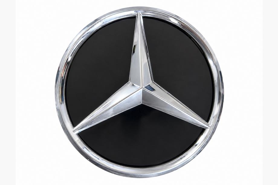 Mercedes GL/GLS class X166 2012–2019 Frontemblem med blankt hus (18,4 cm) Image