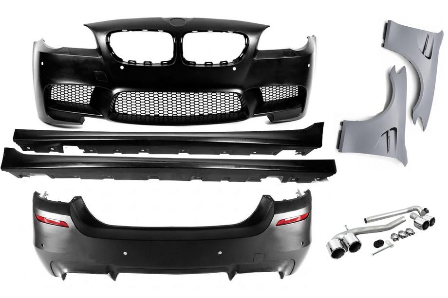 BMW 5-serie F10/F11 2010–2016 Bodykit-sæt med skærme V2 (M5 Power) Image