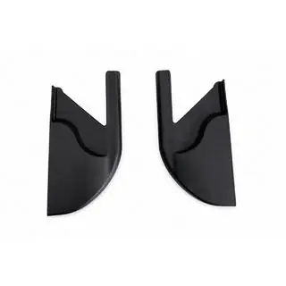 Endestykke til sidetrin Black Line (plast) foto 1