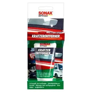 Polermiddel til forlygter, akryl og plast 75 ml SONAX Scratch Remover