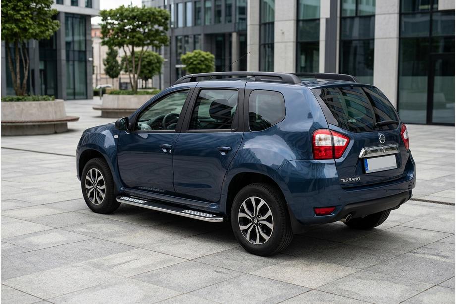Nissan Terrano 2014– Sidetrin Tayga V2 (2 stk., aluminium) Image